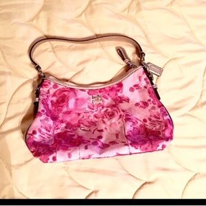 Coach Madison pink floral purse